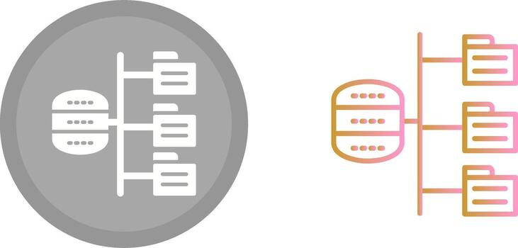 Data Structure Icon vector