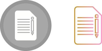 Edit Document Icon vector