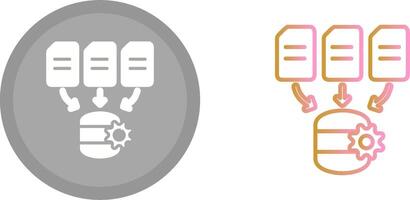 Data Processing Icon vector