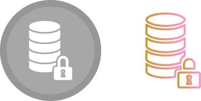 Encrypted Data Icon vector