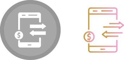 Online Money Icon vector