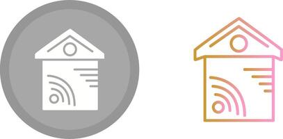 House Wifi Icon vector