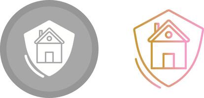 casa proteccion icono vector