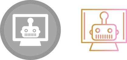 Artificial Bot Icon vector