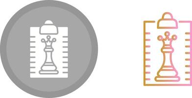 Clipboard Chess Icon vector