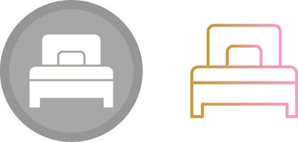 Single Bed Icon vector