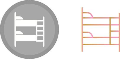 Bunk bed Icon vector