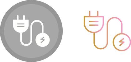 Electric Current Icon vector