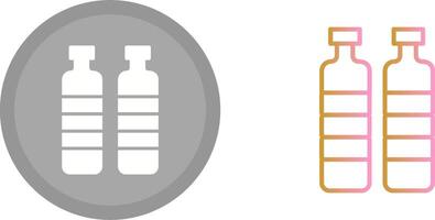 Bottle in Water Icon vector