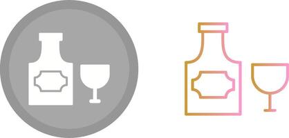 Bottle of Rum Icon vector