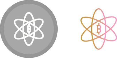 Bitcoin Science Icon vector