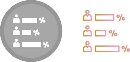 Voting Result Icon vector