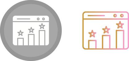 Website Ranking Icon vector