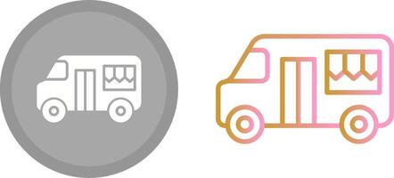 Fast Food Truck Icon vector