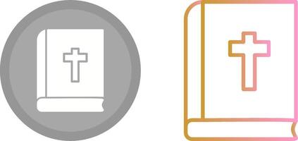 icono de libro religioso vector