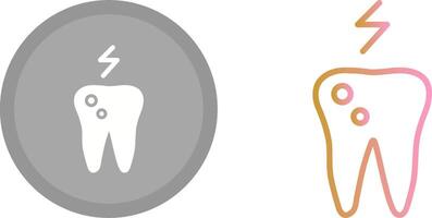 Toothache And Plaque Icon vector