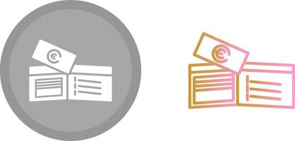 Money in Wallet Icon vector