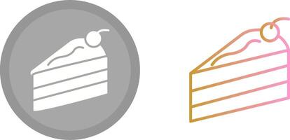 Cake Slice Icon vector