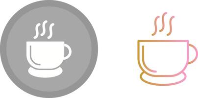 icono de café caliente vector