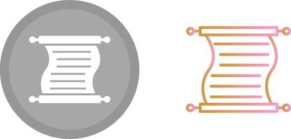 Scroll of Paper Icon vector