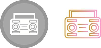 Cassette Player Icon vector