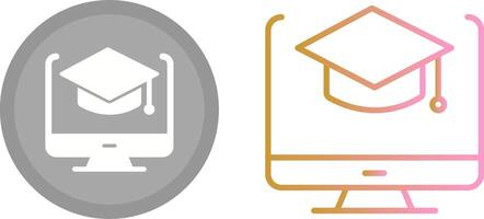 Online Learning Icon vector