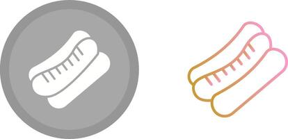 Hot Dog Icon vector