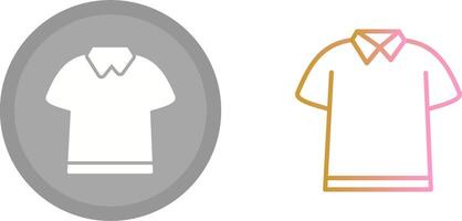 polo camisa icono vector