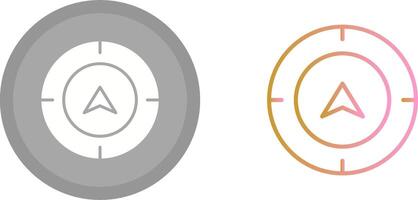 Directional Compass Icon vector