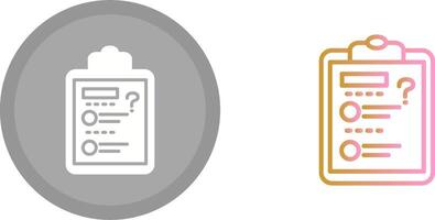 Solving Question Icon vector
