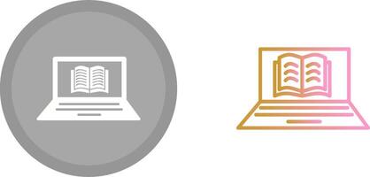 Online Books Icon vector