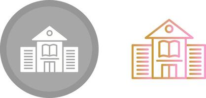 Library Building Icon vector