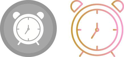 icono de reloj despertador vector