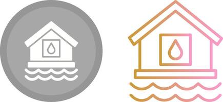 Water House Icon vector