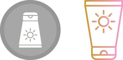 Sun Cream Icon vector