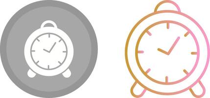 icono de reloj despertador vector