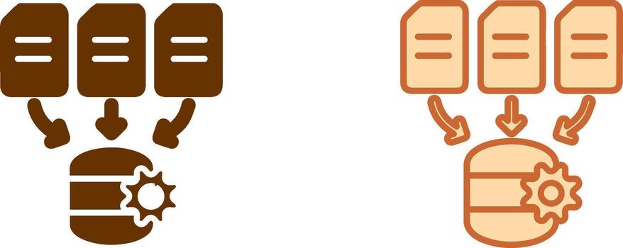 Data Processing Icon vector