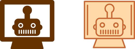 Artificial Bot Icon vector