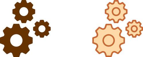 Multiple Cogwheels Icon vector