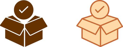 Package Receiving Icon vector