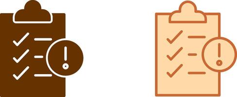 Return Failed Icon vector