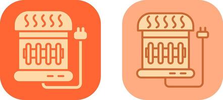 Electric Heater Icon vector