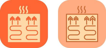 Underfloor Heating Icon vector