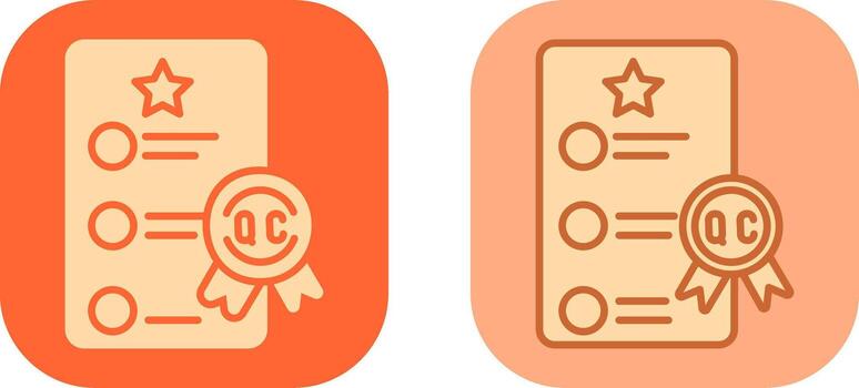 Quality Control Icon vector