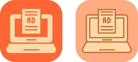 Internet Ads Icon vector
