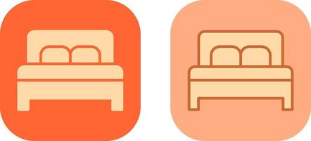 doble cama ii icono vector