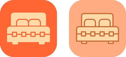 Double Bed I Icon vector