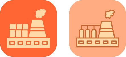 Nuclear Plant Icon vector