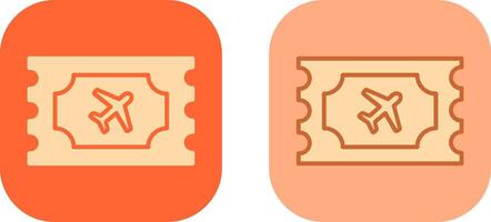 Plane Tickets Icon vector
