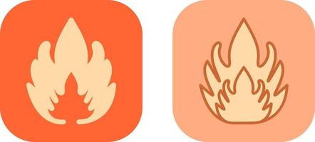 Flammable Material Icon vector